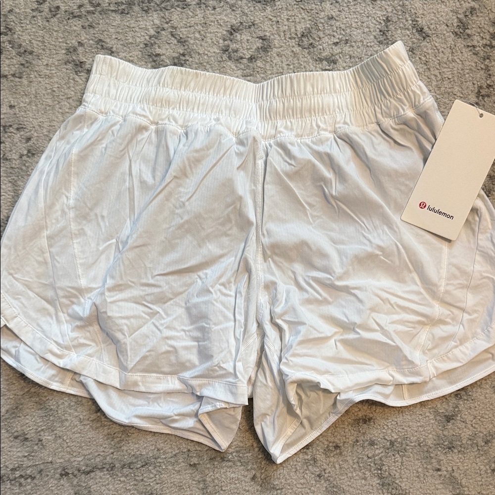 lululemon athletica Women's Light Gray Athletic Shorts